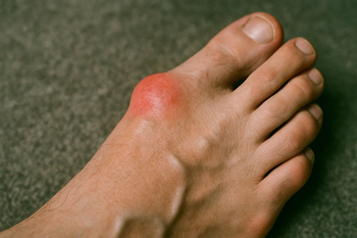 bunion condition treated at Edmonton podiatry clinic