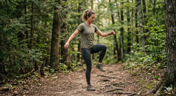 preventing trail running injuries in Edmonton with balance and strength training